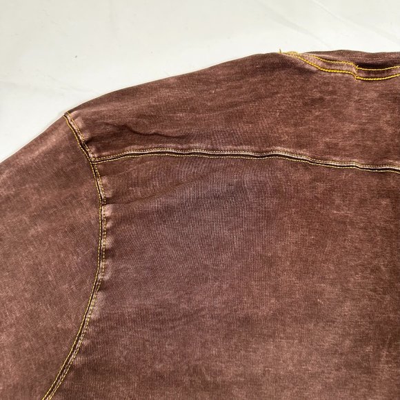 Jake Agave Men's Large Brown Premium Cotton Long Sleeve Shirt - Picture 8 of 12